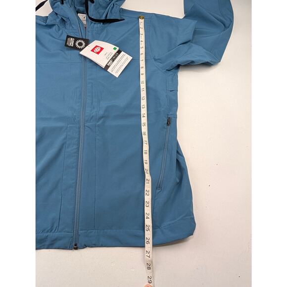 686 Men's Small ATP Stretch Wind Jacket - Blue Ash - Picture 10 of 11